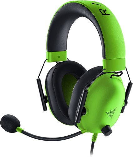 אוזניות גיימינג ירוק Green Razer BlackShark V2 X  