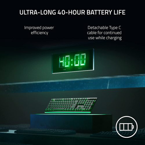 מקלדת גיימינג אלחוטית Razer Deathstalker V2 Pro  