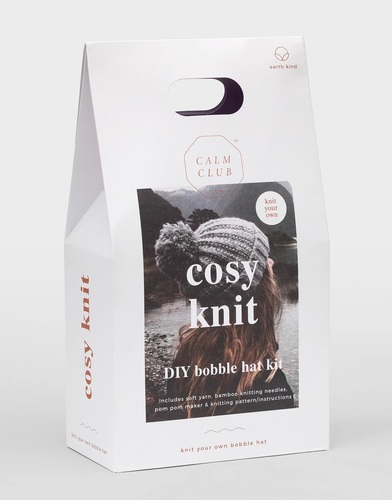 ערכה לסריגה כובע צמר Calm Club Cosy Knit