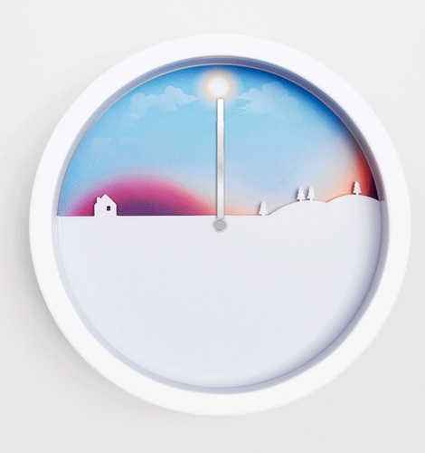 שעון עם עיצוב משתנה יום/לילה Day & Night Clock