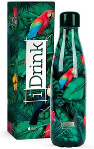 בקבוק שומר חום קור 500 מל - ציפורים טרופיות IDRINK
