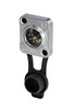 RRX5M-Z קונקטור זכר XLR 5 פין עם כיסוי IP65 NEUTRIK REAN