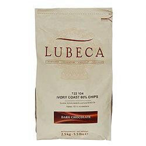 שוקולד מריר לובקה 60% - 5 ק''ג Lubeca Dark Chocolate