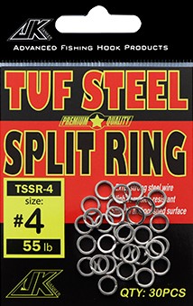 טבעות -  JK TUF STEEL SPLIT RING