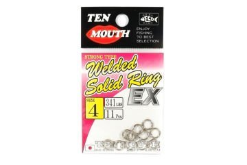 טבעות -  TEN MOUTH WELDED SOLID RING EX