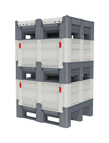 מיכל דולב DFLC מתקפל אטום / מחורר 120*100*h74