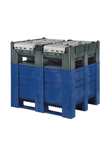 מיכל דולב DFLC מתקפל אטום / מחורר 120*100*h74