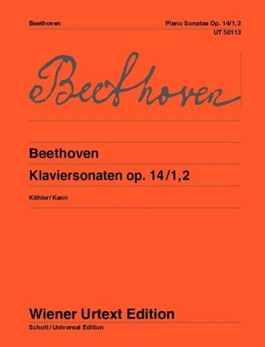 ספר תווים Beethoven Piano Sonatas Op. 14/1,2