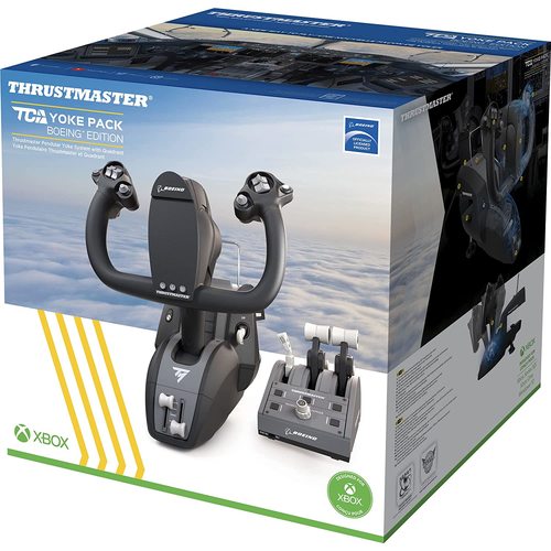 ג’ויסטיק ומצערת טיסה Thrustmaster TCA Yoke Pack Boeing Edition למחשב ול-Xbox
