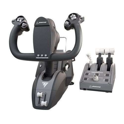 ג’ויסטיק ומצערת טיסה Thrustmaster TCA Yoke Pack Boeing Edition למחשב ול-Xbox