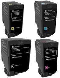 סט טונרים שלם מקורי Lexmark CS/CX5-622 