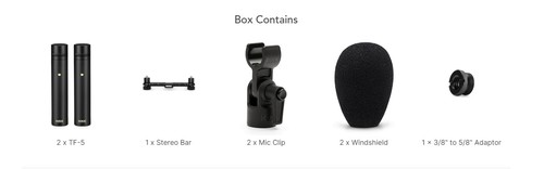 זוית נוספת Rode TF-5 Premium Small-diaphragm Condenser Cardioids