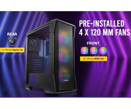 מארז גיימינג Antec NX360 Mid Tower ATX Caes ARGB