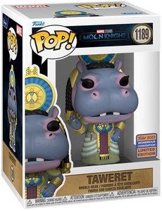 בובת פופ מארוול: מון נייט - תאורת' (מדבקת Wonderous Con) - Funko POP! Marvel: Moon Knight - Taweret #1189