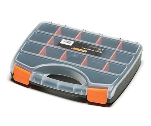 אורגנייזר איכותי מפלסטיק קשיח עם מחיצות נשלפות