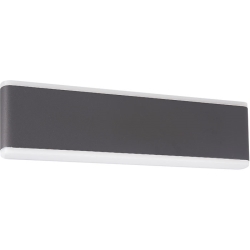 צמוד קיר / תקרה (UP/DOWN) אפור 20W 4000K IP54