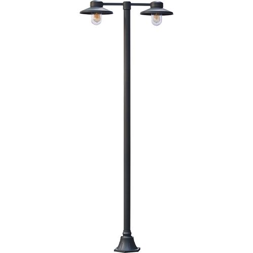 תאורת גינה E27 230V IP54 שני ראשים