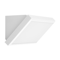 צמוד קיר פינתי בגימור לבן 15W CCT