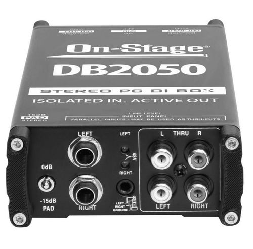 On Stage DB2050 Active Stereo Multimedia DI Box