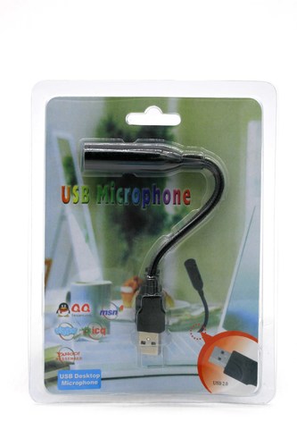 מיקרופון גמיש בחיבור USB