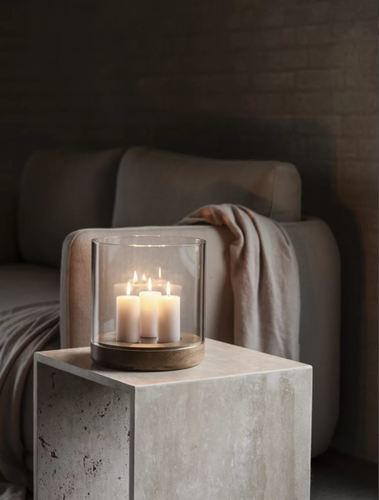 עששית עץ אלון LANTO Lantern L  
