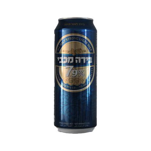 שישיית פחית בירה מכבי 7.9% 500 מ