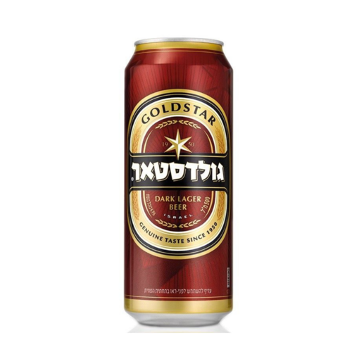 שישיית פחיות גולדסטאר 500 מ