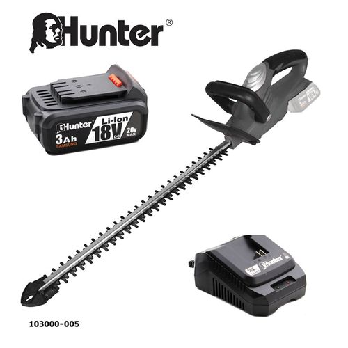 Hunter - 103000-006 18V 2.5A גוזם גדר חי נטען עם סוללה