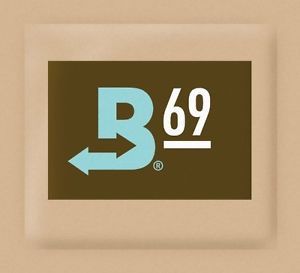 שקית אחסון קטנה לשנה Boveda + שקית לחות 69% קטנה 