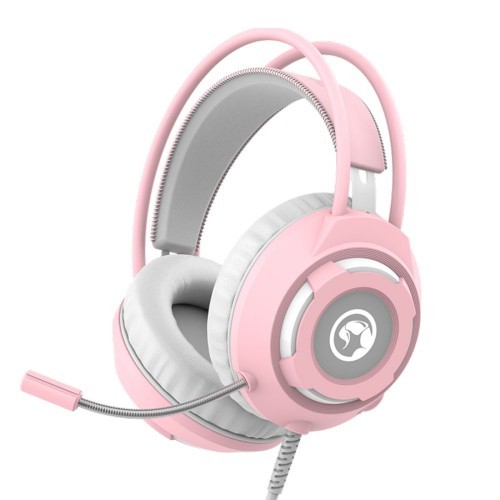 אזניה GAMING MARVO HG8936 PINK