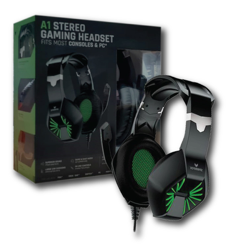 אוזניה GAMING SPARKFOX A1 GREEN