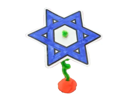 ערכת יצירה תלת ממד - מגן דוד קופצני - 36 יח'