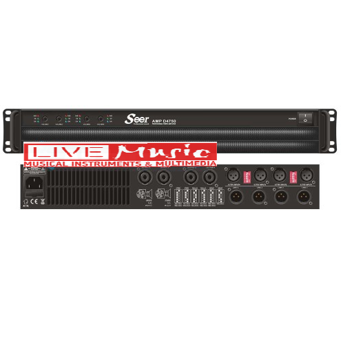 מגבר 4X800 WATT AMP D4750