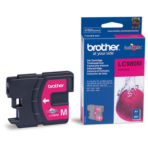 דיו אדום מקורי Brother LC980M 