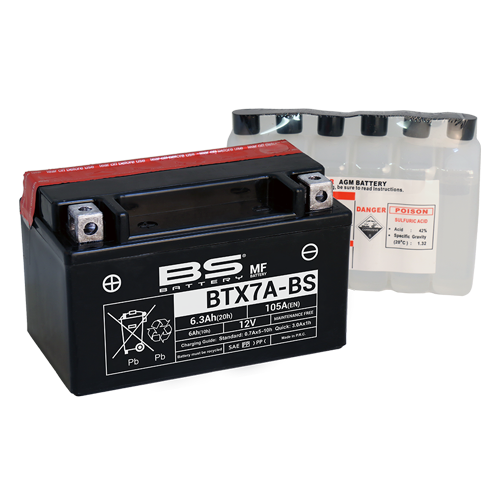 מצבר BTX7A-BS-אחריות 12 חודשים