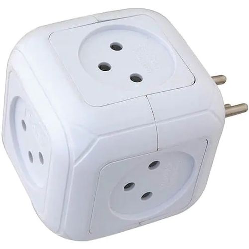 קוביית מפצל חשמל מודולרית 5 שקעים Semicom Switch סמיקום סוויטצ'