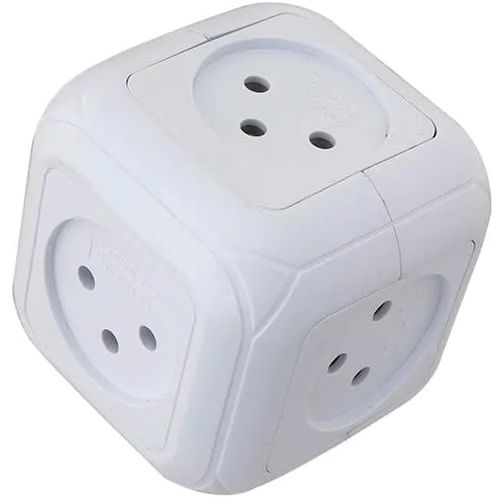 קוביית מפצל חשמל מודולרית 5 שקעים Semicom Switch סמיקום סוויטצ'
