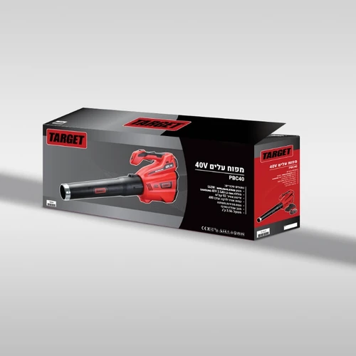 מפוח עלים 40V PBC40 + סוללה + מטען טרגט TARGET