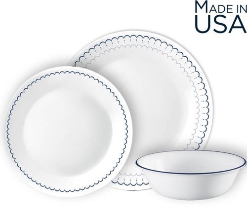 סט צלחות 18 חלקים קורנינג קספיאן | Corning Ware Caspian
