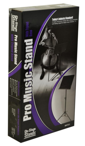 זוית נוספת On Stage SM7211B Music Stand