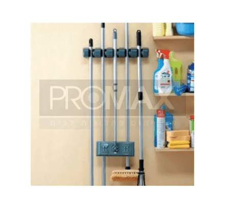 מחזיק מטאטא *3 ווים בהדבקה חדש PROMAX 117220