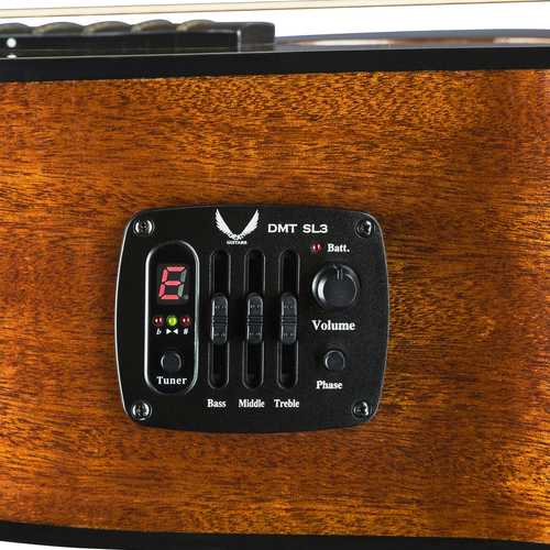 גיטרה אקוסטית מוגברת AXS Exotic מעץ Koa של חברת Dean