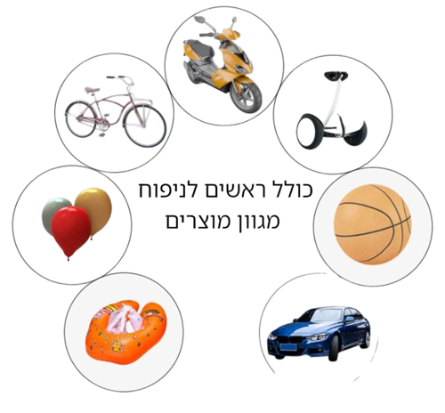 משאבת יד + 3 ראשים ונרתיק