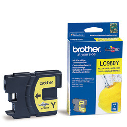 דיו צהוב מקורי Brother LC980Y 