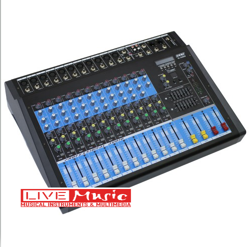 מיקסר 10 ער. מוגבר 1600W PMIX DK12