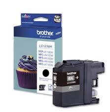 דיו שחור מקורי Brother LC123BK