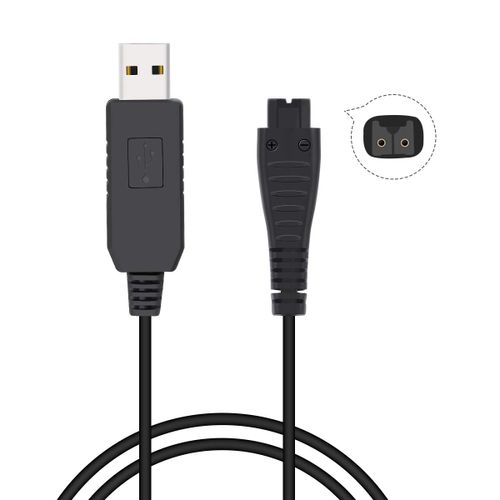 מטען\כבל יוסבי USB למכונות גילוח פנסוניק PANSSONIC