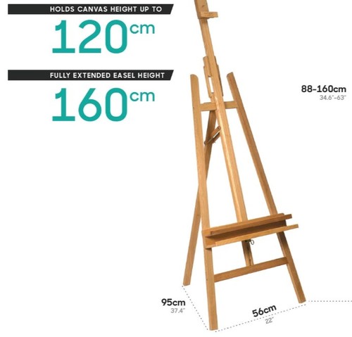 כן ציור מקצועי MONT MARTE Titling Floor Easel