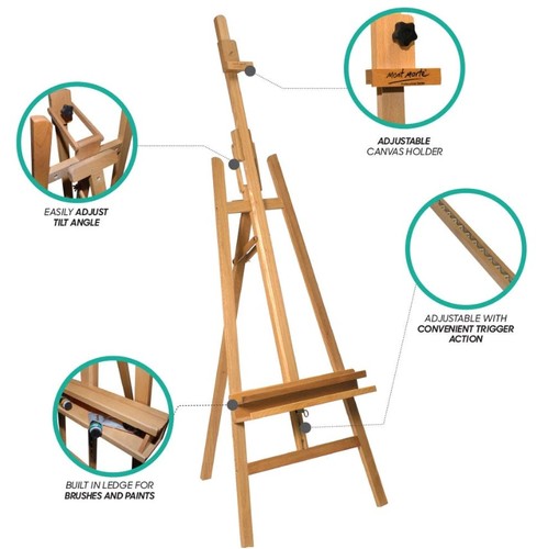 כן ציור מקצועי MONT MARTE Titling Floor Easel