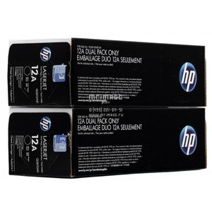 זוג טונרים מקוריים HP Q2612AD